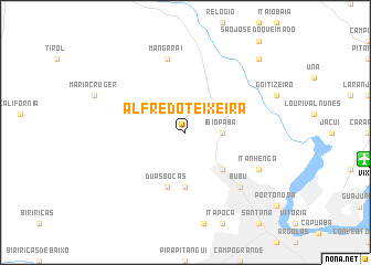 map of Alfredo Teixeira
