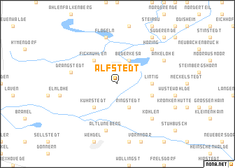 map of Alfstedt
