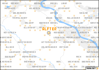 map of Alfter