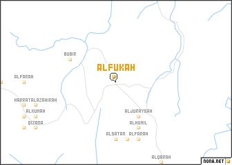 map of Al Fukah