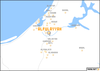 map of Al Fulayyah