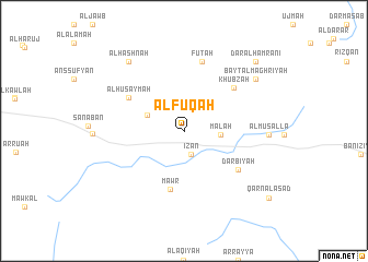 map of Al Fuqaḩ