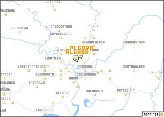 map of Algaba