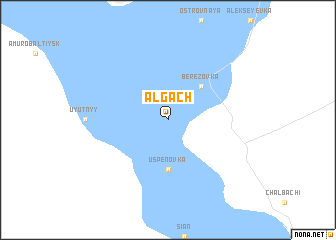 map of Algach