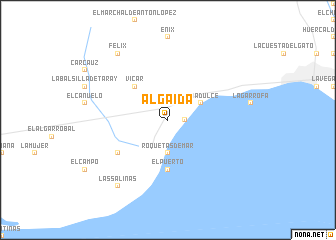 map of Algaida