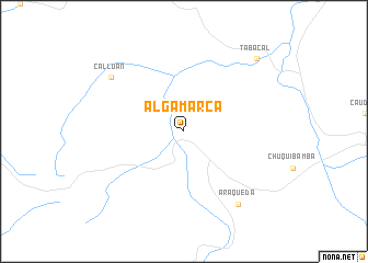 map of Algamarca