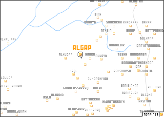 map of Al Gap