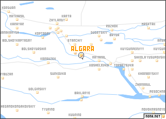 map of (( Algara ))