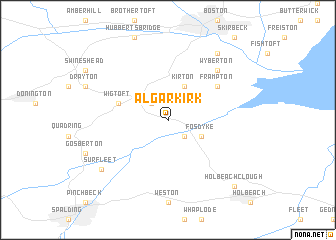 map of Algarkirk