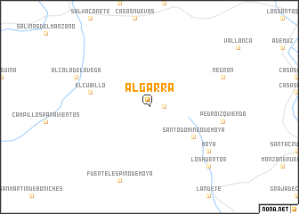 map of Algarra