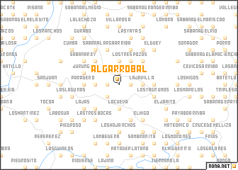 map of Algarrobal