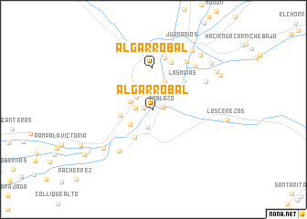 map of Algarrobal