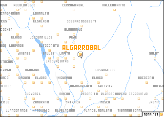map of Algarrobal