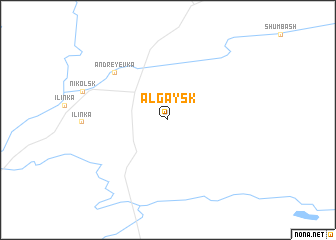 map of Algaysk