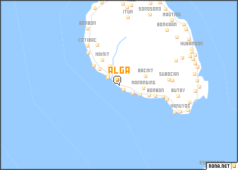 map of Alga