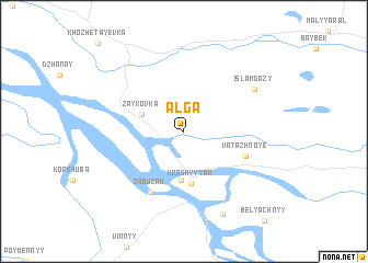 map of Alga