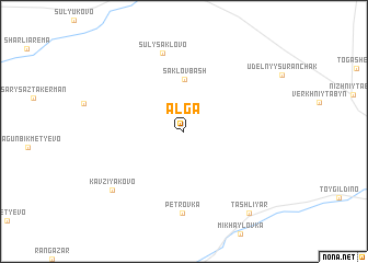 map of Alga
