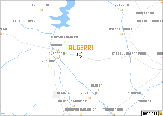 map of Algerri