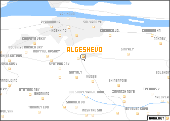 map of Al\