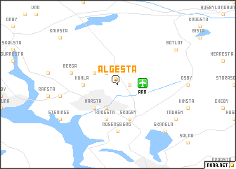 map of Älgesta