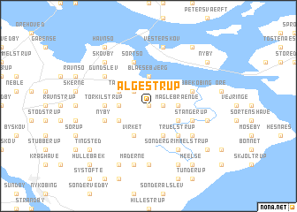 map of Algestrup