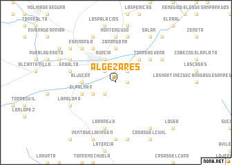 map of Algezares