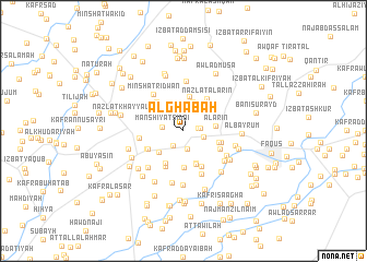 map of Al Ghābah