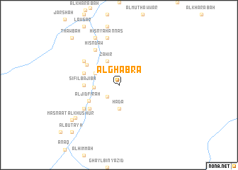 map of Al Ghabrāʼ