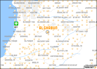 map of Al Ghābūn