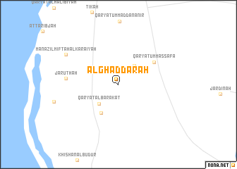 map of Al Ghaddārah