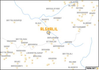 map of Al Ghalīl