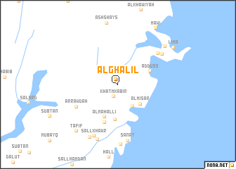 map of Al Ghalīl