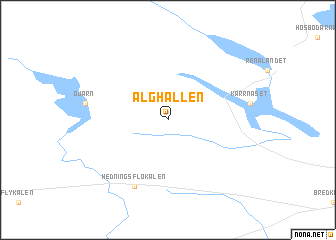 map of Älghallen