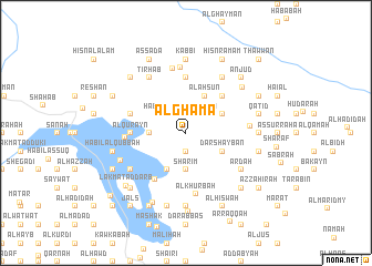 map of Al Ghamá