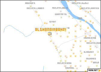 map of Al Ghanāʼim Baḩrī