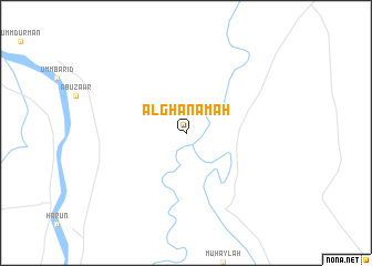 map of Al Ghanamah