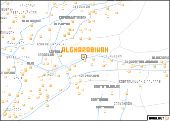 map of Al Gharābiwah