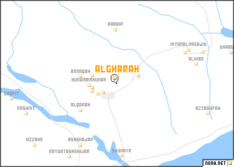 map of Al Ghārah