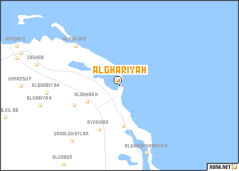 map of Al Ghārīyah