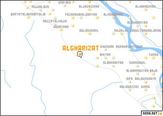 map of Al Gharīzāt