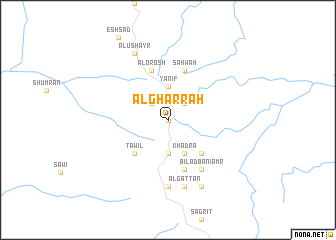 map of Al Gharrah