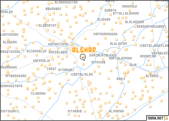 map of Al Ghār