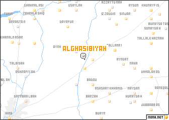 map of Al Ghāşibīyah