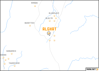 map of Al Ghat