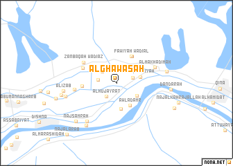 map of Al Ghawaşah