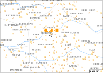 map of Al Ghāwī