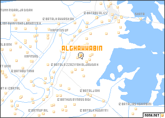 map of Al Ghawwābīn