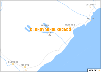 map of Al Ghayḑah al Khaḑrāʼ