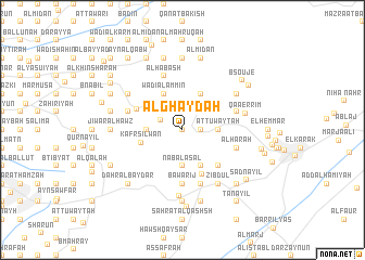 map of Al Ghayḑah