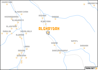 map of Al Ghayḑah